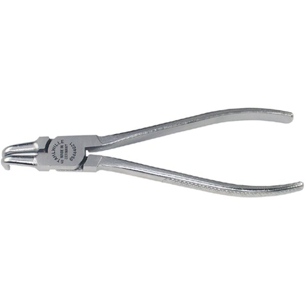 Stahlwille Tools Circlip plier SizeJ 11 L.130mm tool tip-d.1, 3mm head mattchrome plated handles 65444011